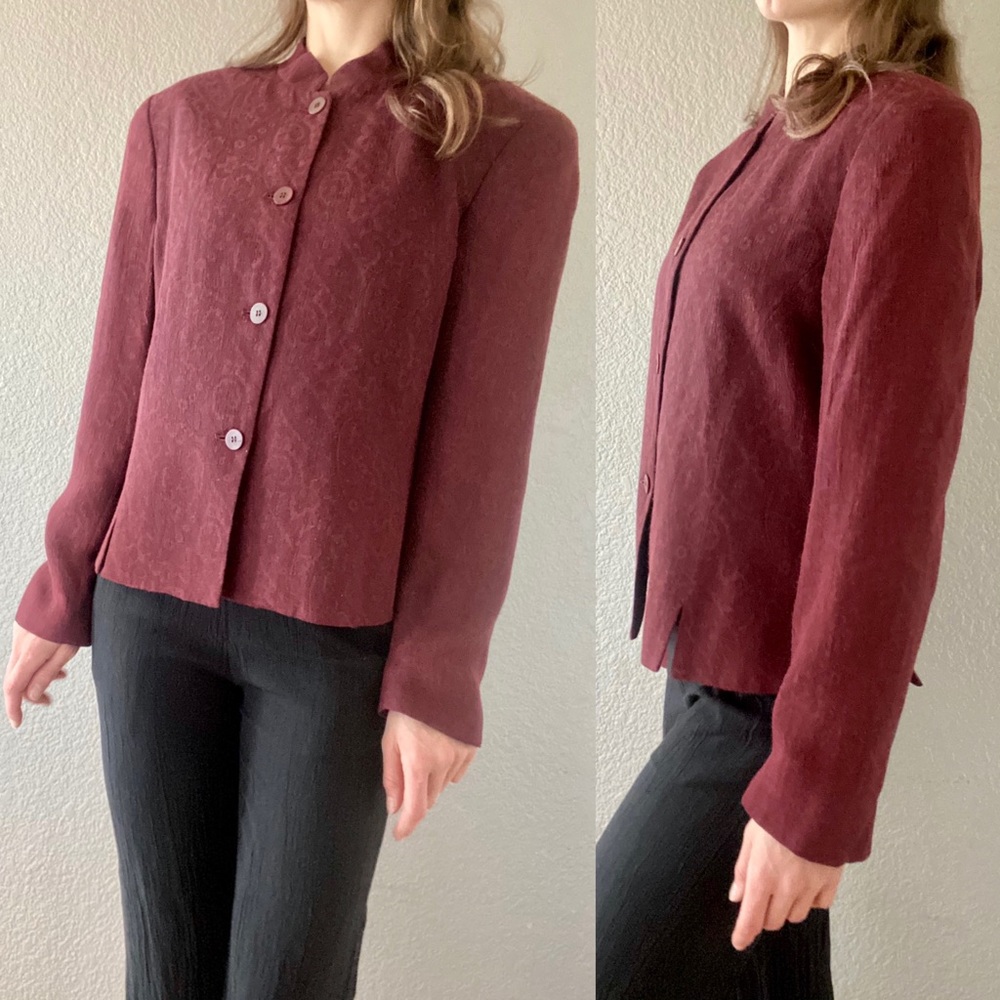 Vintage Paisley Blouse Jacket by Ann Taylor